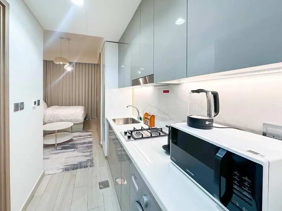 Apartment Luxury Studio Near Burj Khalifa In Azizi Riviera Dubai