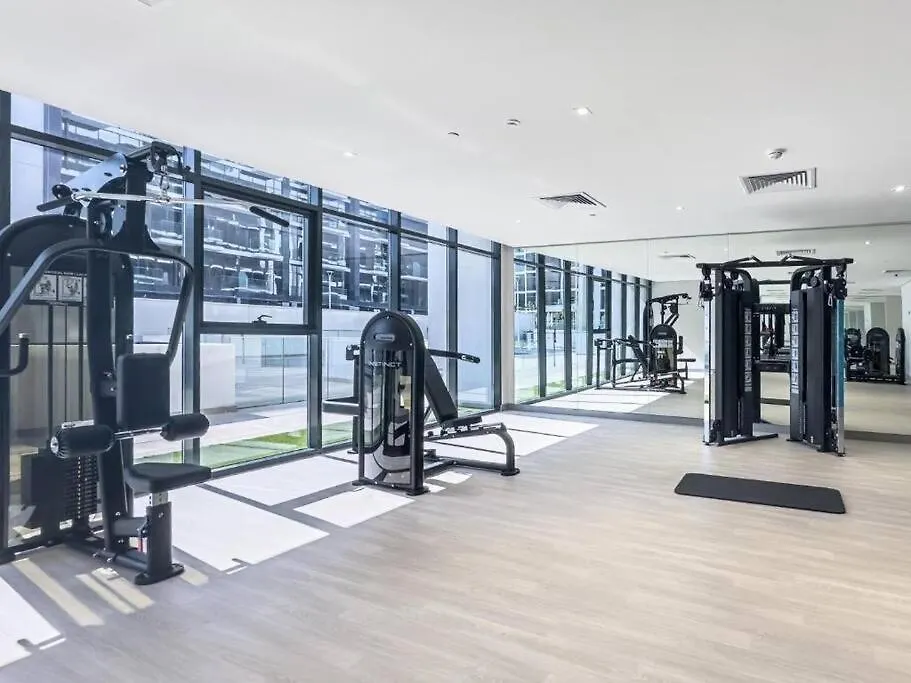 Luxury Studio Near Burj Khalifa In Azizi Riviera Dubai 0*,